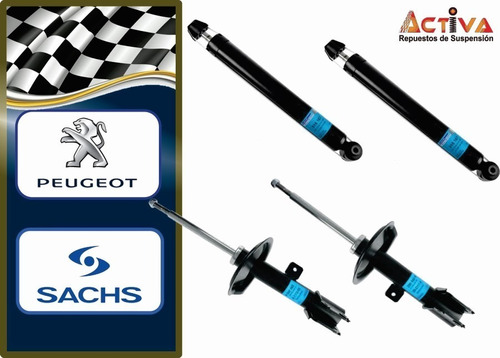 Kit 4 Amortiguadores Peugeot 307 Citroen C4 Sachs