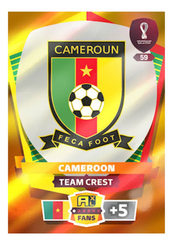 Cartas Adrenalyn Qatar 2022 - Team Cameroun.