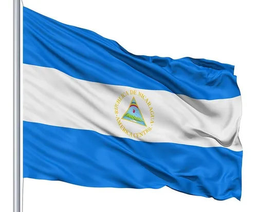 Bandera Nicaragua Medida 90cm X 60cm