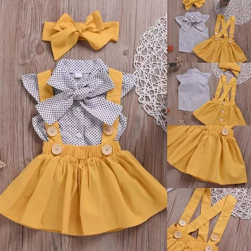 Vestido de Niña de Barbie + Vincha IMPORTADO