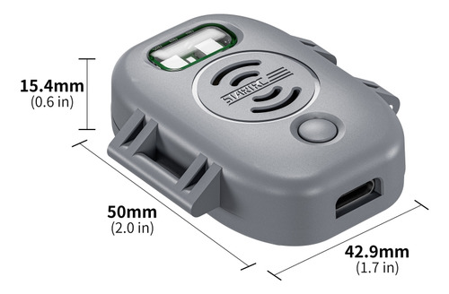 Rastreador De Sirene De Drone Cinza Para Dji Neo