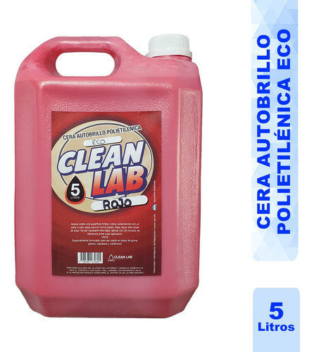 Cera Polietilenica Rojo Eco X 5 Lts
