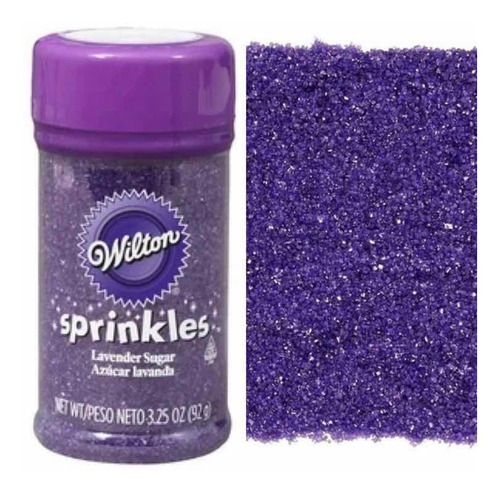 Sprinkles Azucar Gruesa Color Morado Wilton