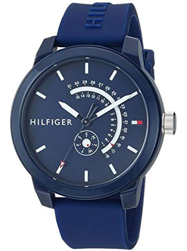 Reloj De Cuarzo Para Hombre Tommy Hilfiger Con Correa De Sil