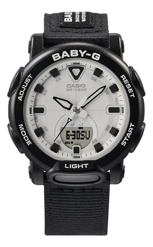 Reloj Mujer Casio Bga-310c-1adr Baby-g Correa Negro Bisel Negro Fondo Blanco