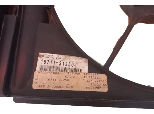 Escafandra Colector Aire Toyota Camry James Bond 2007 2010