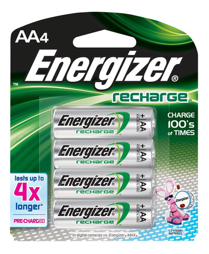 Baterías Recargables Aa Nimh Energizer