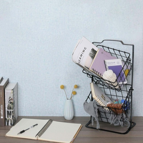 Imagen 4 de 5 de Organizador De Cocina 2 Niveles Metálico