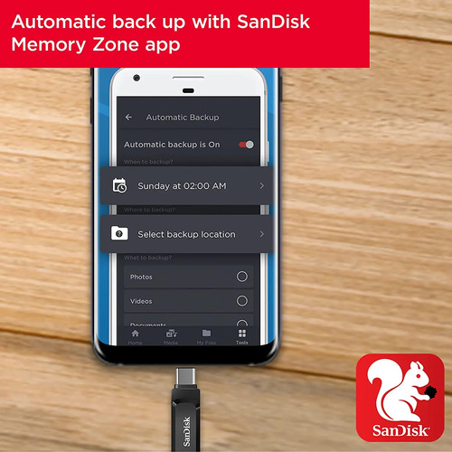 Pendrive Sandisk Dual Drive Go Usb Tipo A Y C 256gb Usb 3.2