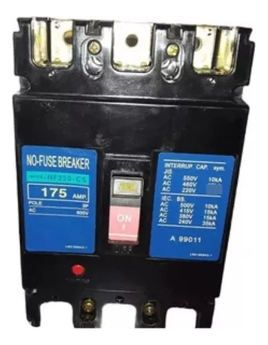 Breaker Bloque Trifásico 3p X 175amp Nf250cs175a Fuse Breake