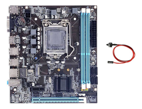 Placa Base H61 Y Cable De Conmutación Lga1155 M.2 Nvme Ddr3