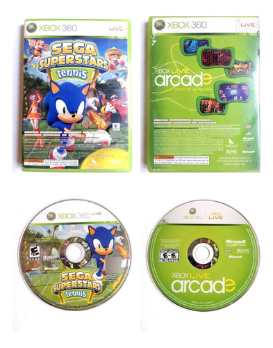 Sega Superstars Tennis + Xbox Live Arcade Xbox 360 (Reacondicionado)