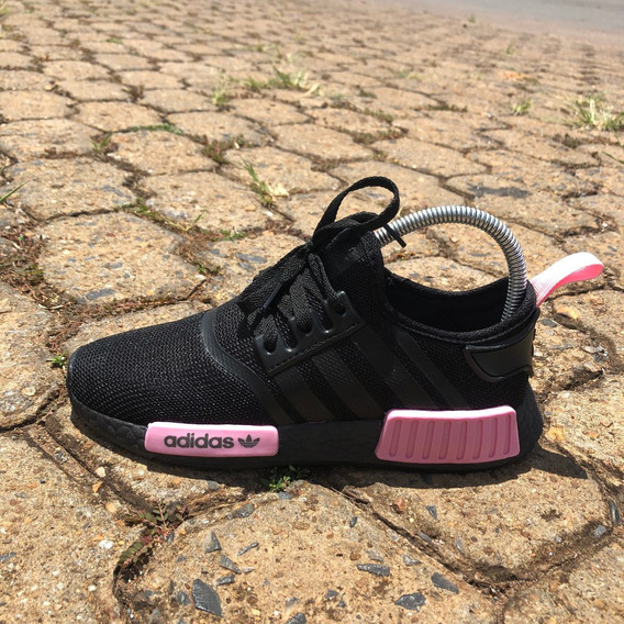 adidas nmd feminino preto e rosa