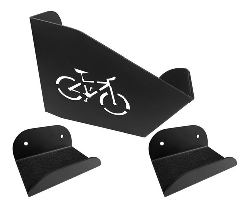 Suporte Para Bicicleta Parede Bike Mtb Ou Speed Bike Preto