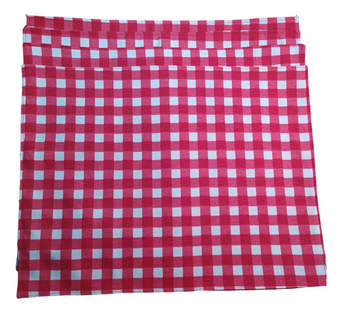 Set 4 Individuales Rectangular Lona Impermeable Hecho A Mano
