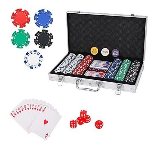 Casino Poker Chip Juego Por Playwus, 300 Pcs Poker Hvb5p