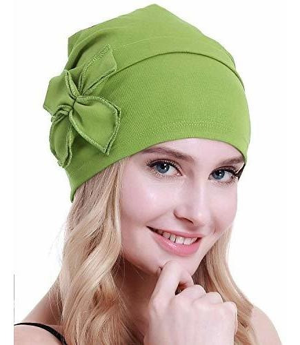 Sombrero Gorro Boina Muje Osvyo Algodón Chemo Turbans Headwe