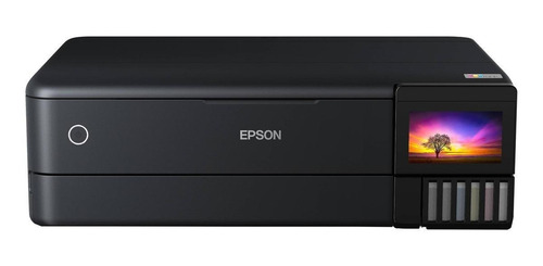 Imagen 2 de 6 de Impresora a color multifunción Epson EcoTank L8180 con wifi negra 220V