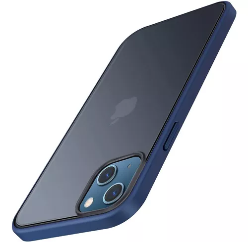 Funda Para iPhone 13 Mini - Azul Transparente Dura