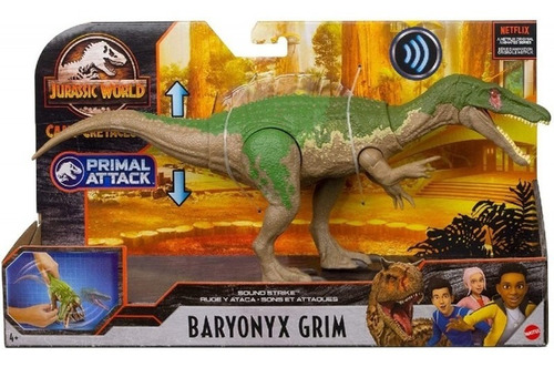 Figura Baryonyx Grim Ruge Y Ataca Jurassic World Camp