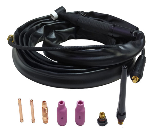 Antorcha Tig Rigida 200 Amp Y Kit De Consumibles Marca Muzin