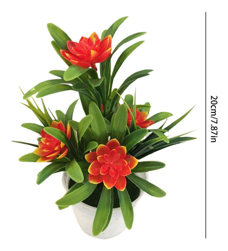 Pequeñas Plantas Falsas Con Maceta Flores De Olla Artificial