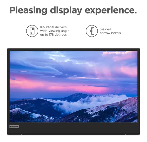 Monitor Portatil Lenovo L15 15.6 Full Hd 60hz Usb C