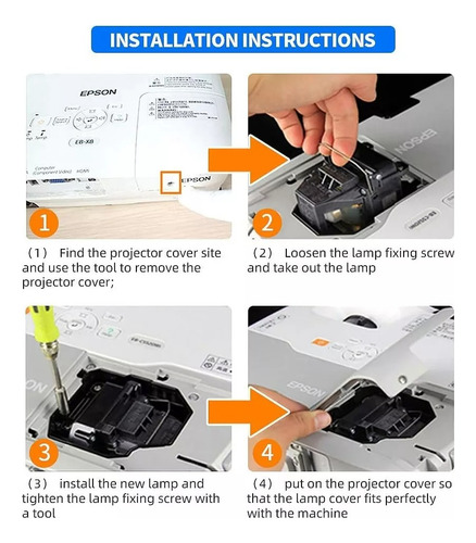 Lámpara Para Proyector Epson Elplp78 Powerlite S31 S27 W29