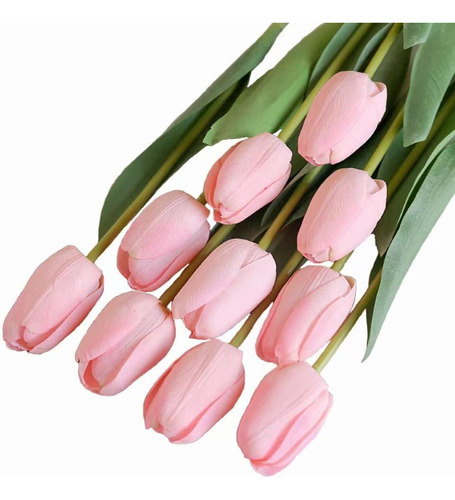 10 Tulipanes Artificiales Para Decoración En Casa, Fiesta, B