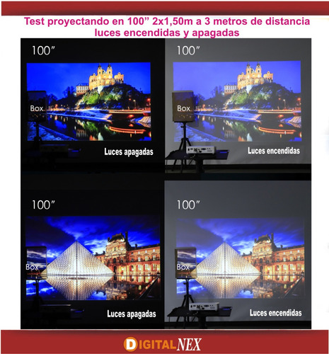 Proyector Led Portatil 6000 Lumens Android +3d +wifi Cuotas