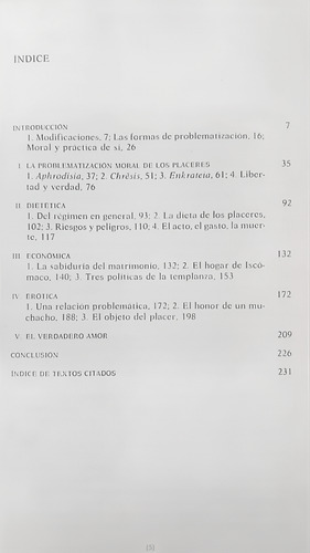 Historia De La Sexualidad 2 El Uso De Los Placeres -foucault (Usado)