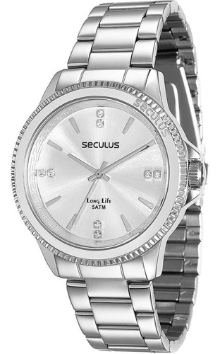 Relógio Seculus Feminino Long Life 28673l0svna2