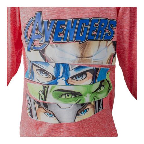 Pijama Marvel Avengers Rojo