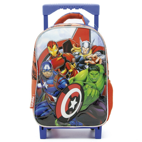 Mochila Avengers Con Carro 30,5 Cm