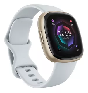 Smartwatch Fitbit Sense 2 - Blue Mist/pale Gold