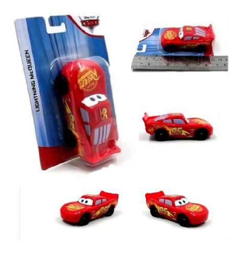Imagen 2 de 7 de Pack De 5 Autitos Cars Rayo Mc Queen Francesco Mattel Origin