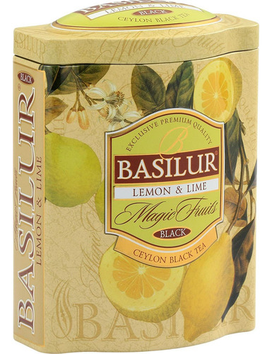 Té Negro Con Lima Y Limon En Hojas - 100 Gr - Basilur