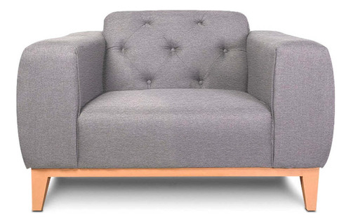 Sillon Individual Arely Gris Claro Këssa Cdmx