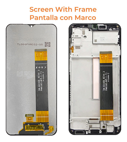 Sjpm Pantalla Táctil Lcd Con Marco Para Samsung M33 5g
