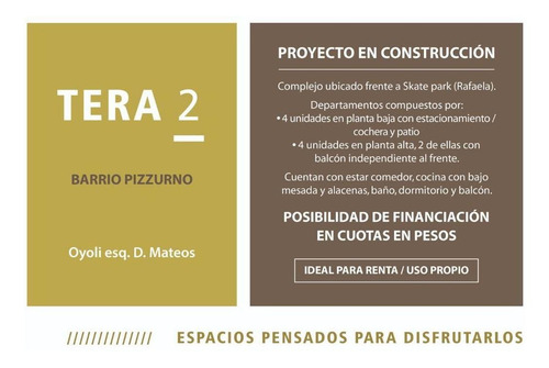 Imagen 7 de 26 de Departamento - Barrio Pablo Pizzurno