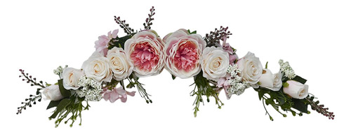 Arranjo De Flores Guirlanda Floral Arco De Casamento Rosa