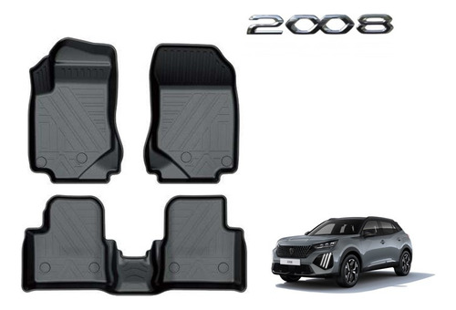 Set Cubre Pisos Peugeot 2008 Calce Perfecto 2017-2023 -3pzas