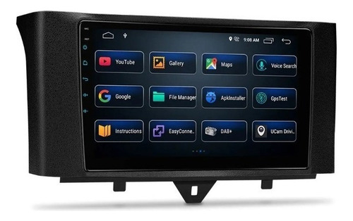 Android Smart Fortwo 2011-2015 Carplay Bluetooth Radio Usb