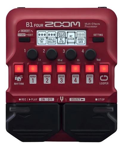 Pedal Zoom B1 Four - Ampeg, Fender, 60+ Efeitos