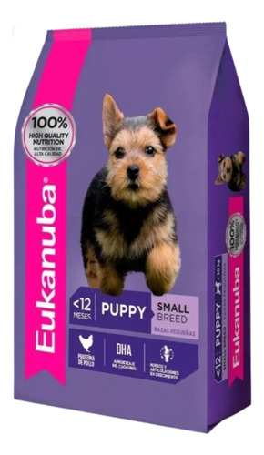 Eukanuba Puppy Small Breed 15 Kg Perros Cachorros El Molino