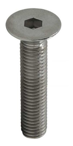 Parafuso Allen Cabeca Chata Inox M 6x40 Unc 15 Unidades