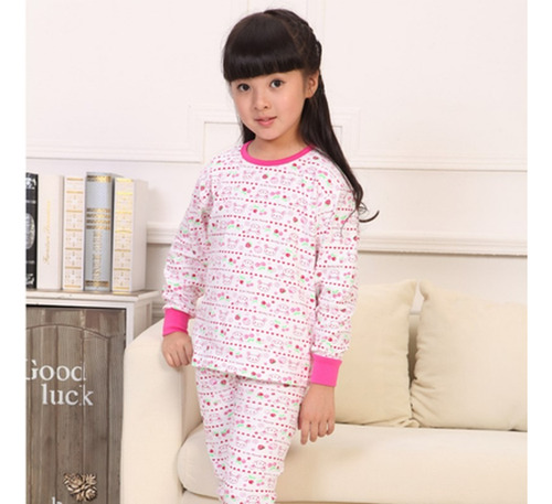 Pijama Conjunto Forro Polar Pantalon + Poleron Niños Juvenil