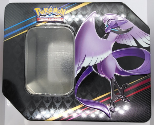 Pokemon Galarian Articuno Tin Grande Vacía Guarda Cartas Y O