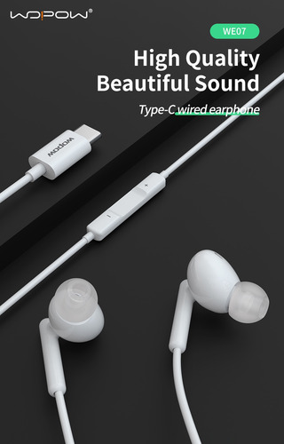 Wopow Audifono Tipo-c Para Ip Y Android We07