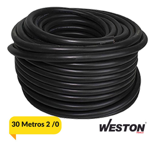 Cable Porta Electrodo Para Soldar 2 / 0 Weston 30 Metros